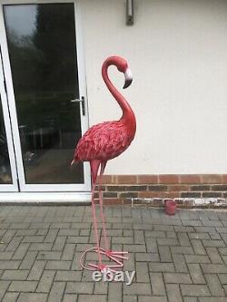 150cm Tall Metal Pink Flamingo