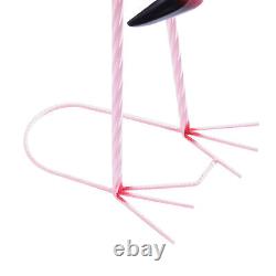 2Pcs/3Pcs Metal Pink Flamingo Yard Outdoor Lawn Garden Decor Art Ornament Statue