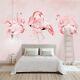 3d Pink Flamingo Bird Luxury Wall Mural Wallpaper Living Room Bedroom Lounge
