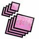 4x Glass Placemates & Coasters Pretty Pink Flamingo Birds #14346