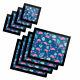 4x Glass Placemates & Coasters Tropical Flamingo Birds Pink Summer #8461