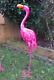 90 Cm Metal Pink Garden Pond Flamingo Party Ornaments Decoration Free Standing