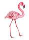 A0 Canvas Print Painting Modern Bird Pink Flamingo Original Street Florida