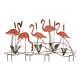 Accent Plus Flock Of Flamingos Metal Garden Stake