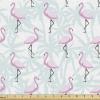 Ambesonne Flamingo Fabric By The Yard Decorative Upholstery Home Accents