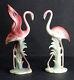 Bred Keeler Vintage Pink Flamingo California Pottery Art Deco Ceramic Figurines