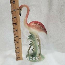 Brad Keeler Vintage mid-century Pink Flamingo Ceramic Figurine