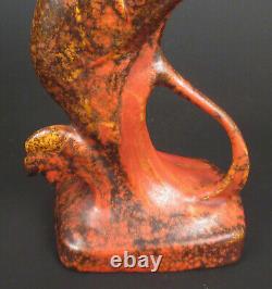 Cowan Pottery Art Deco Flamingo Sculpture Figurine Waylande Gregory American