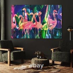 Eorntdy Canvas Wall Art Flamingo Canvas Print Artwork Bird Wall Art Paintings