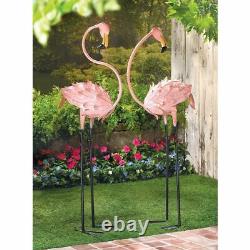 Flamboyant Flamingo Garden Sculptures