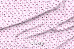 Flamingo Bird Feather Fly Spoonflower Fabric by the Yard