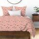 Flamingo Coastal Designed Bird Sateen Duvet Cover By Roostery