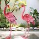 Flamingo Garden Statue, Outdoor Statues, Pink Flamingo Sculpture, Patio, Lawn, B