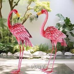 Flamingo Garden Statue, Outdoor Statues, Pink Flamingo Sculpture, Patio, Lawn, B