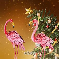 Flamingo Garden Statue, Outdoor Statues, Pink Flamingo Sculpture, Patio, Lawn, B