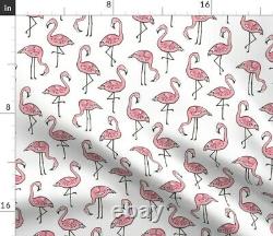Flamingo Hawaii Birds Brazil Tropical Exotic Sateen Duvet Cover by Roostery