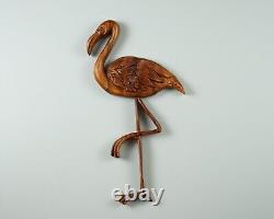 Flamingo Wall Decor, Animal Wall Art, Bird Decor, Animal Figurine, Gift for Wife