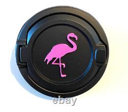 Flamingo in 3D Black w Pink For 2018-2023 Jeep Wrangler JL JLU Bird