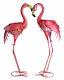 Flamingos Flamingo Couple Pond Animal Figurine Xl Bird Garden Statue
