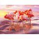 Flamingos Portrait Diamond Painting Lovely Pink Birds Design Embroidery Displays