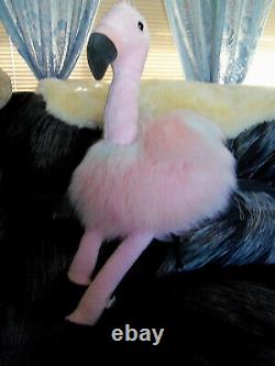 Giant 40 Hug Fun soft silky Feather fur Flamingo Bird