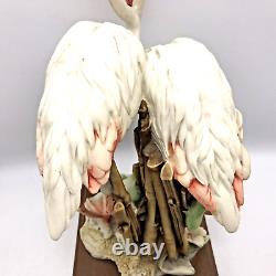 Giuseppe Armani Figurine Florence Flamingos Model 0969-C Signed Made In Italy