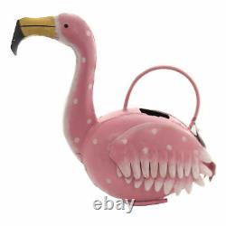 Home & Garden Flamingo Watering Can Metal Pink Bird Geblueg575