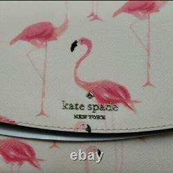 Kate Spade Flock Party Laurel Way Festive Flamingo Bag New Pink