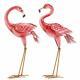 Kircust Flamingo Garden Statues And Sculptures Metal Birds Yard Art Outdoor S