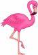 Large Pink Flamingo Bird Iron On T Shirt Transfer Large A4 Size