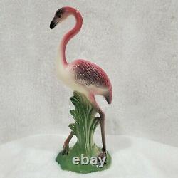 Maddux Pottery California Pink Flamingo mid-century Ceramic Figurine Vintage