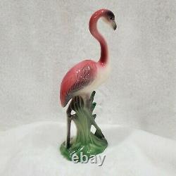 Maddux Pottery California Pink Flamingo mid-century Ceramic Figurine Vintage