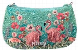 Mary Frances Flirty Flamingos Crossbody