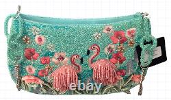 Mary Frances Flirty Flamingos Crossbody