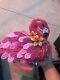 Mary Frances Ruffle My Feathers Beaded Crossbody Flamingo Handbag / New