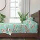 Mint + Pink Flamingo Bird Coral Beach 100% Cotton Sateen Sheet Set By Roostery