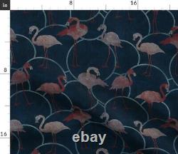 Mosaic Flamingo Pink Flamingos Birds 100% Cotton Sateen Sheet Set by Roostery