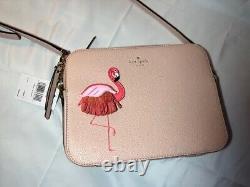 NWT kate spade By The Pool Flamingo Crossbody Camera Bag Purse