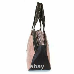 New Chala Bowling Tote Large Shoulder Bag Rose Pink Pleather gift PELICAN Bies