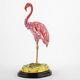 New Figural Porcelain And Bronze Ormolu Flamingo Bird Figurine Sculpture