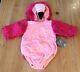 New Pottery Barn Kids Baby Flamingo Bird Costume Baby Infant Size 12-24 Months