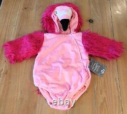 New Pottery Barn Kids BABY FLAMINGO Bird Costume Baby Infant Size 12-24 Months