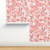Peel-and-stick Removable Wallpaper Flamingos Pink Birds Animals Taupe Tropical