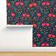 Peel-and-stick Removable Wallpaper Vibrant Flamingo Birds Love Nature Tropical