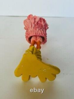 Pink Flamingo Bobble Head Nodder anthropomorphic bobblehead figurine SIGNED doug
