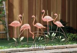 Pink Flamingo Garden Stake Decor