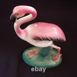 Pink Flamingo Maddux of California Pottery Standing 11 3/4 Tall Figurine READ