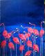 Pink Flamingos Painting By West Davis Acrylic/canvas 20x16 New From Gallery