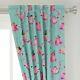 Pink Watercolor Flamingo Flamingos Teal Bird 50 Wide Curtain Panel By Roostery