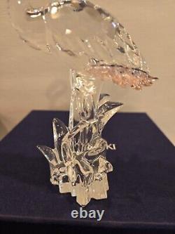 RETIRED SWAROVSKI CRYSTAL FLAMINGO #289733 -Perfect Cond. Boxed